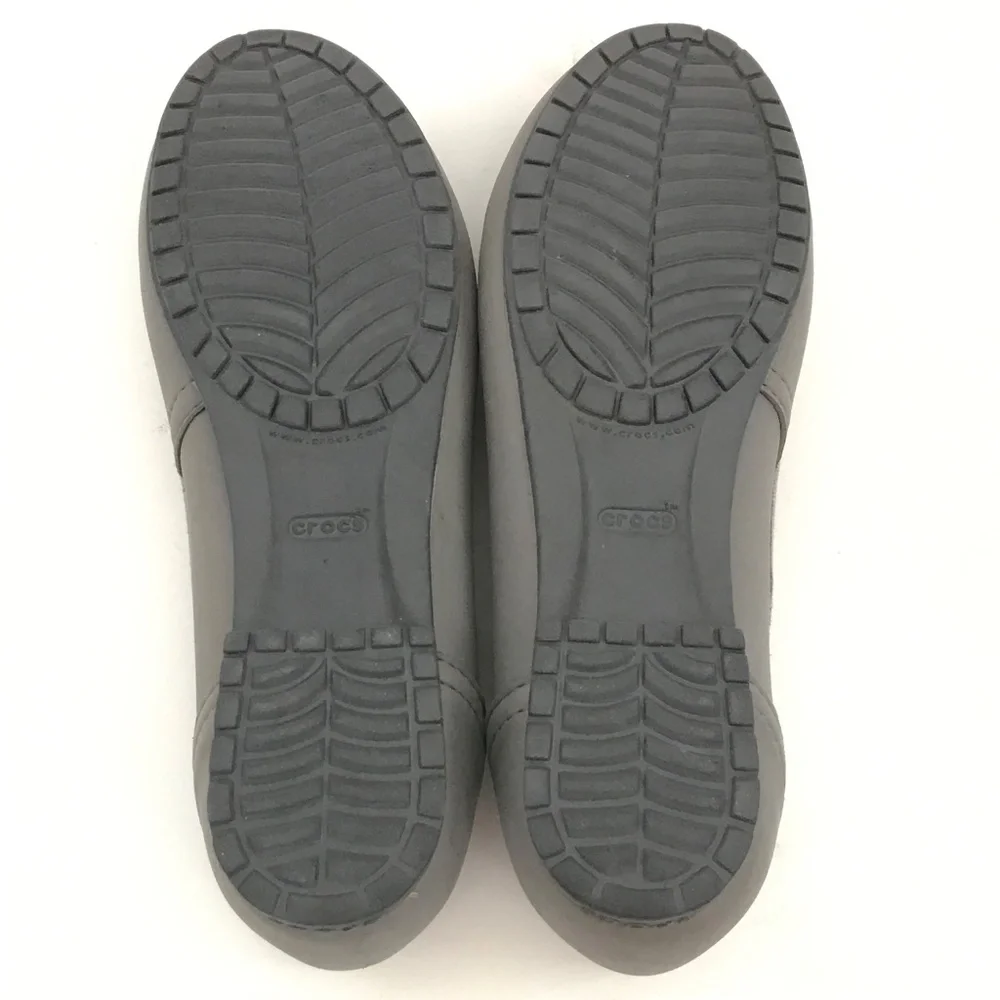 CROCS Ballet Flats Gray Women’s Size 8